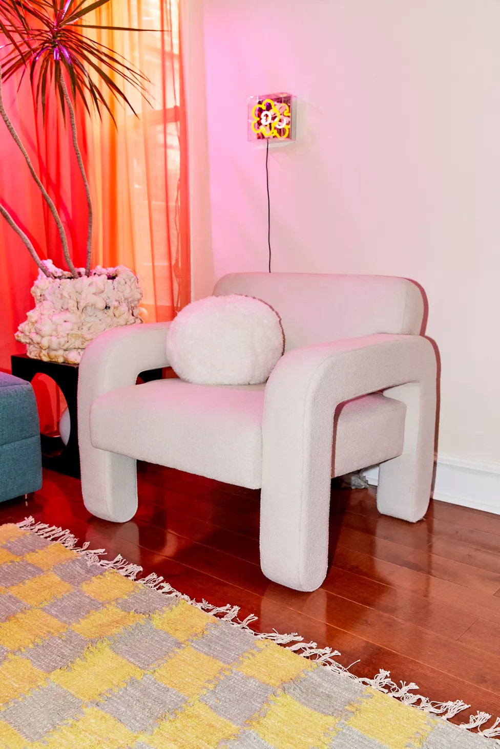 Ruby Boucle Chair | Urban Outfitters (US and RoW)