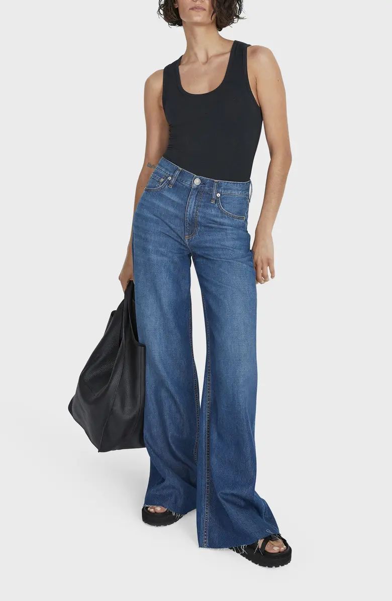 Sofie Featherweight Wide Leg Jeans | Nordstrom