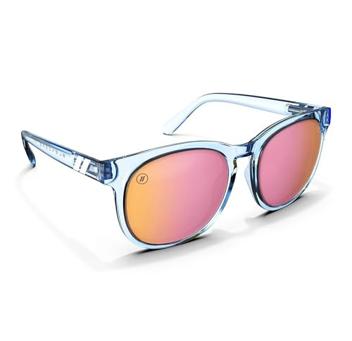Blenders Eyewear H Series – Polarized Sunglasses – Round Cat Eye, Spring Loaded Hinge – 100% UV Protection – For Women – Pacific Grace | Amazon (US)