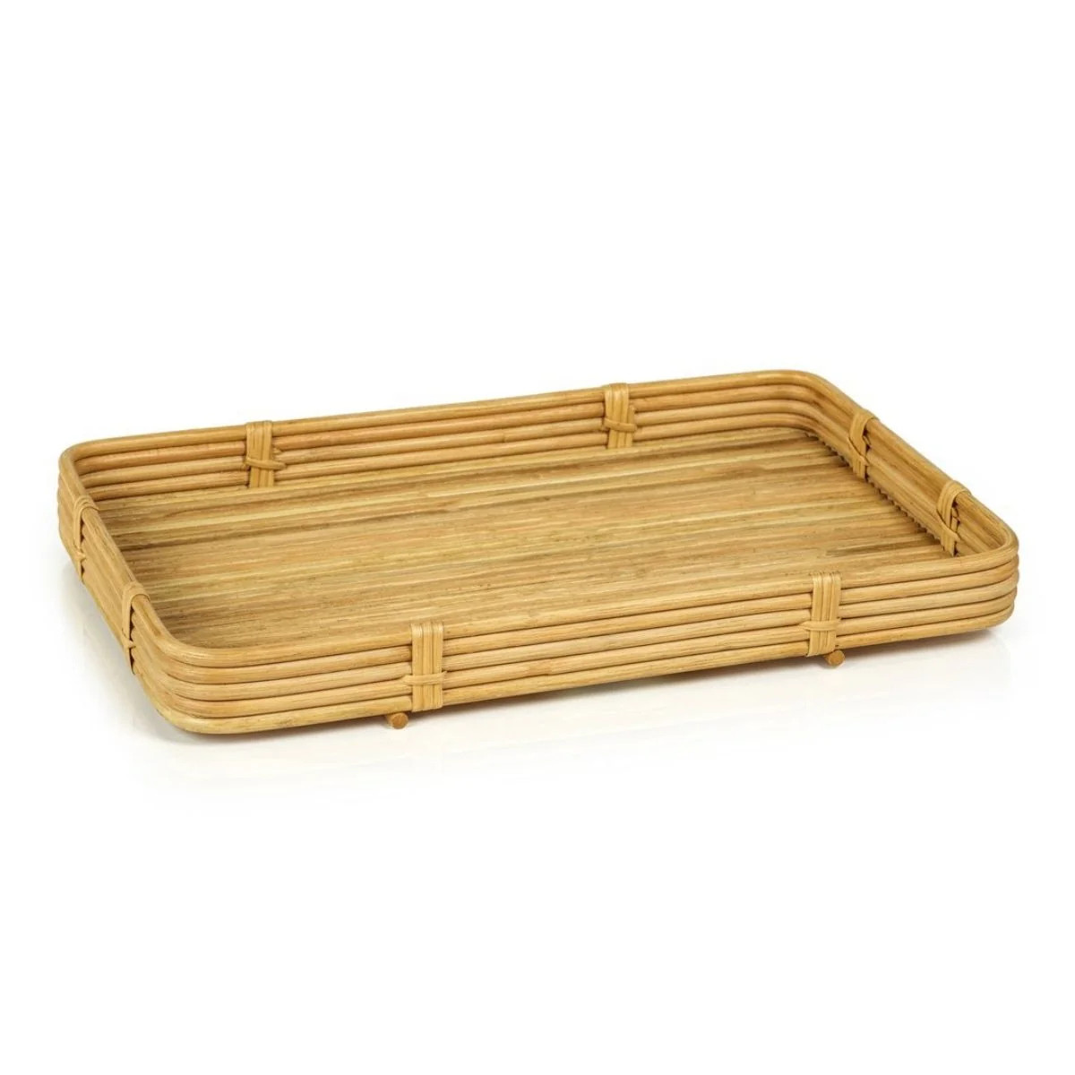 Rattan Serving Tray, Natural | Paloma & Co.