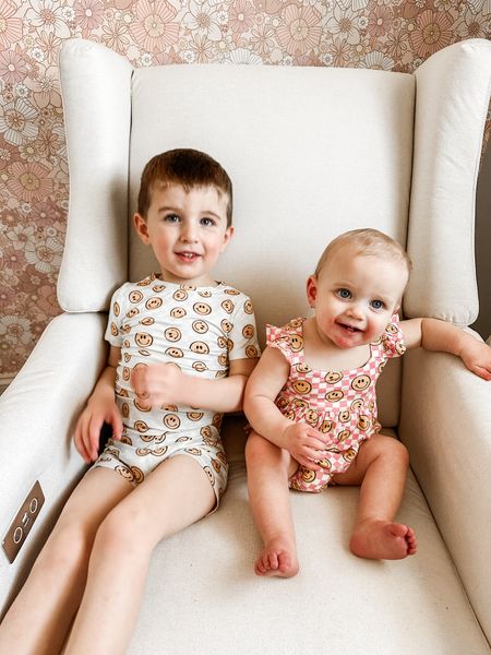 All Smiles for our @dreambiglittleco pajamas. We are SO ready for spring break & warmer weather so we can wear our shorts set and bubble romper! 

Romper + short sets run true to size but have plenty of stretch for room to grow

Kids pajamas / bubble romper / summer outfit / spring outfit / smiley face / spring break / zipper pajamas / bamboo pajamas

#LTKbaby #LTKkids #LTKfamily