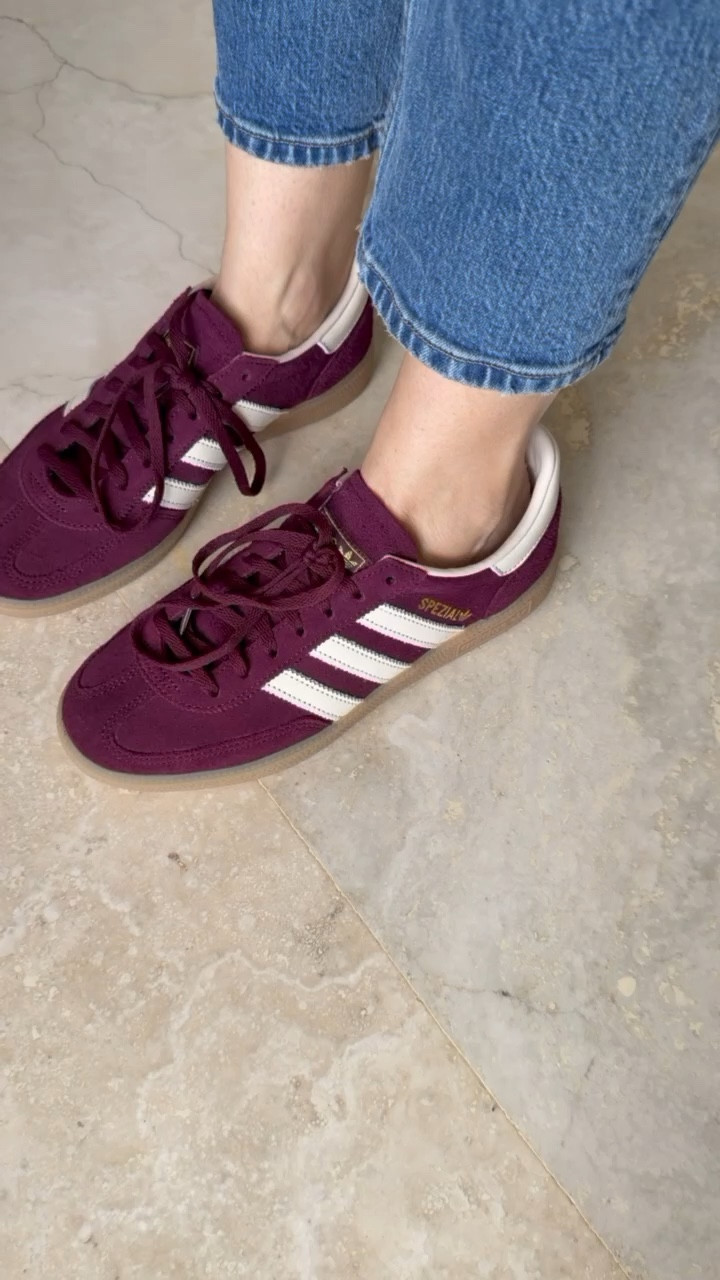 12/10/25 loving these burgundy adidas! They look similar to sambas but they are a little bigger! 

sweater dress 
holiday party outfit
Holiday dress
Thanksgiving outfit
Amazon fashion
Target outfit 
Gifts 
90s outfit 
Quiet luxury 
Oversized Blazer
Chunky earring
capsule wardrobe
basics
workwear
curvy outfits 
Airport outfit
Travel outfit
neutral outfits
minimal style
cozy loungewear
wedding guest dress
occasion dresses
little black dress
wide leg trousers
Tall Boots
Over the knee boots
Booties
Western boots 
Gift guide 
Gift idea 
Dark denim 
#LTKHalloween









#LTKParties


#LTKStyleTip



#LTKShoeCrush
#LTKItBag



#LTKFamily
#LTKwedding 

#LTKBump #LTKHoliday #LTKFindsUnder50 #LTKWorkwear #LTKSeasonal #LTKSaleAlert #LTKHome #LTKMidsize #LTKOver40 #LTKGiftGuide #LTKU #LTKKids #LTKActive #LTKBaby #LTKFindsUnder100 #LTKTravel #LTKBeauty