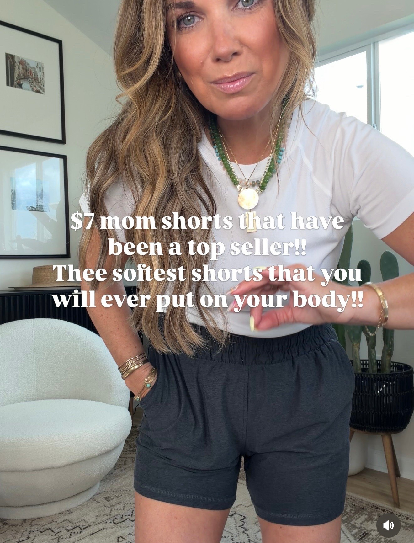 $7 mom shorts that I throw on ALL of the time!!!
