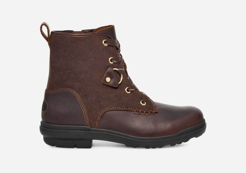 UGG® Women's Hapsburg Hiker Leather/Suede Boots in Scotch, Size 7.5 | UGG (US)