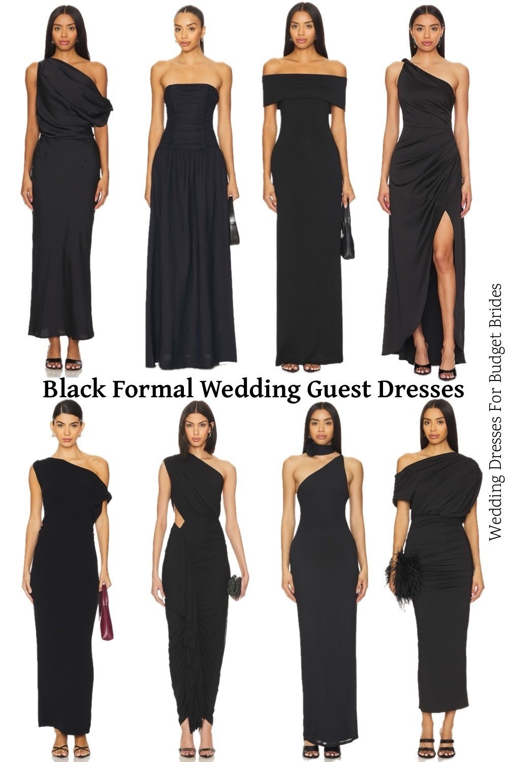 Sleek and timeless, classic black wedding guest dresses for a formal wedding. All from Revolve. 

Special occasion dress, prom dress, wedding guest dress, formal dress, black full length dress.

#LTKSeasonal #LTKWedding
