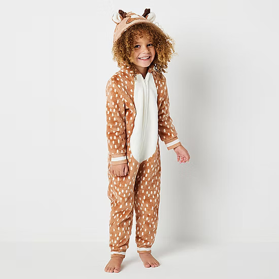 new!North Pole Trading Co. Reindeer Family Toddler Unisex Long Sleeve One Piece Pajama | JCPenney