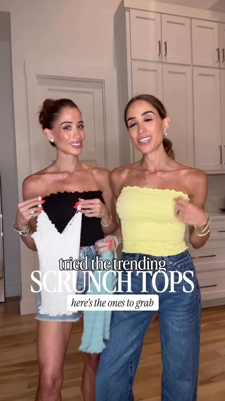 we tried these trending scrunch tops that have this fun lettuce edged and are super stretchy. Love! They are bringing all the 90s vibes and come in a tube top + cami version. Love all the fun colors it comes in for summer! 

The fabric is soft and luxurious feeling + eco friendly. 

scrunch top outfit, lettuce edge top, fitted basics outfit, elevated basics, casual outfit ideas, everyday outfit inspo, flattering tops for women, spring outfit ideas, minimal style outfits, petite friendly tops, layering basics, trending tops 2026, Amazon fashion, Amazon finds 

#scrunchtop #amazonfashionfinds #casualoutfitideas #summeroutfitideas

#LTKSaleAlert #LTKPetite
