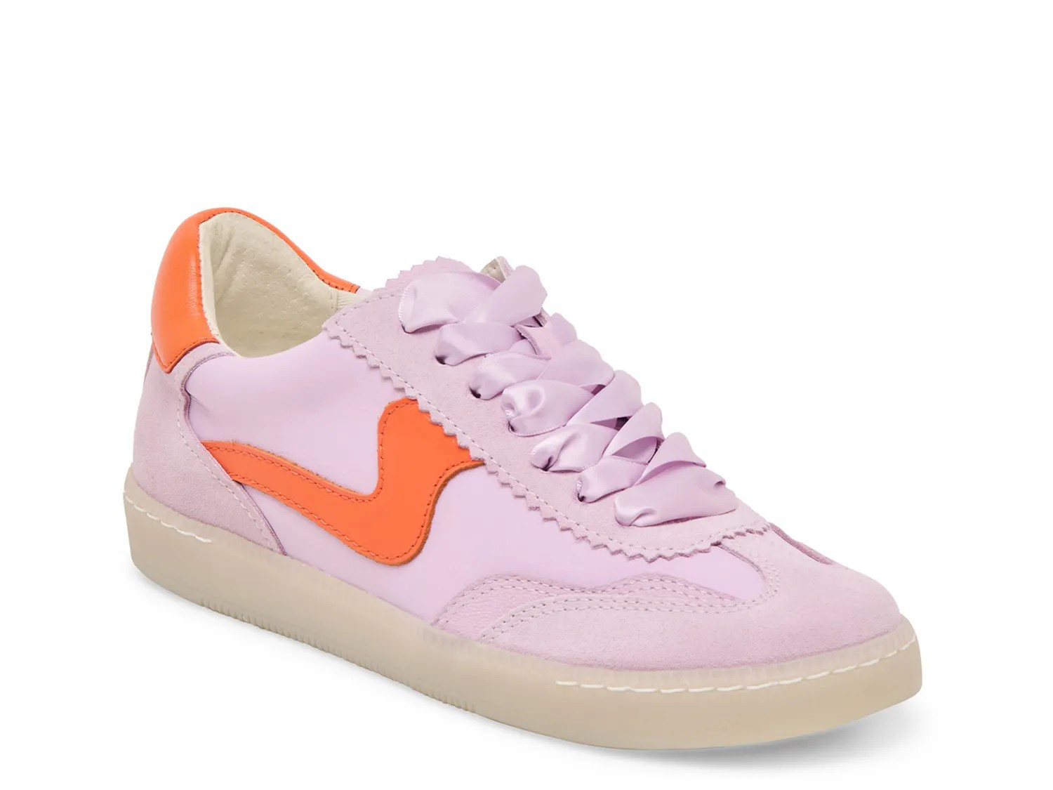 Dolce Vita Notice Court Sneaker | Women's | Lilac/Orange | Size 9.5 | Sneakers | DSW