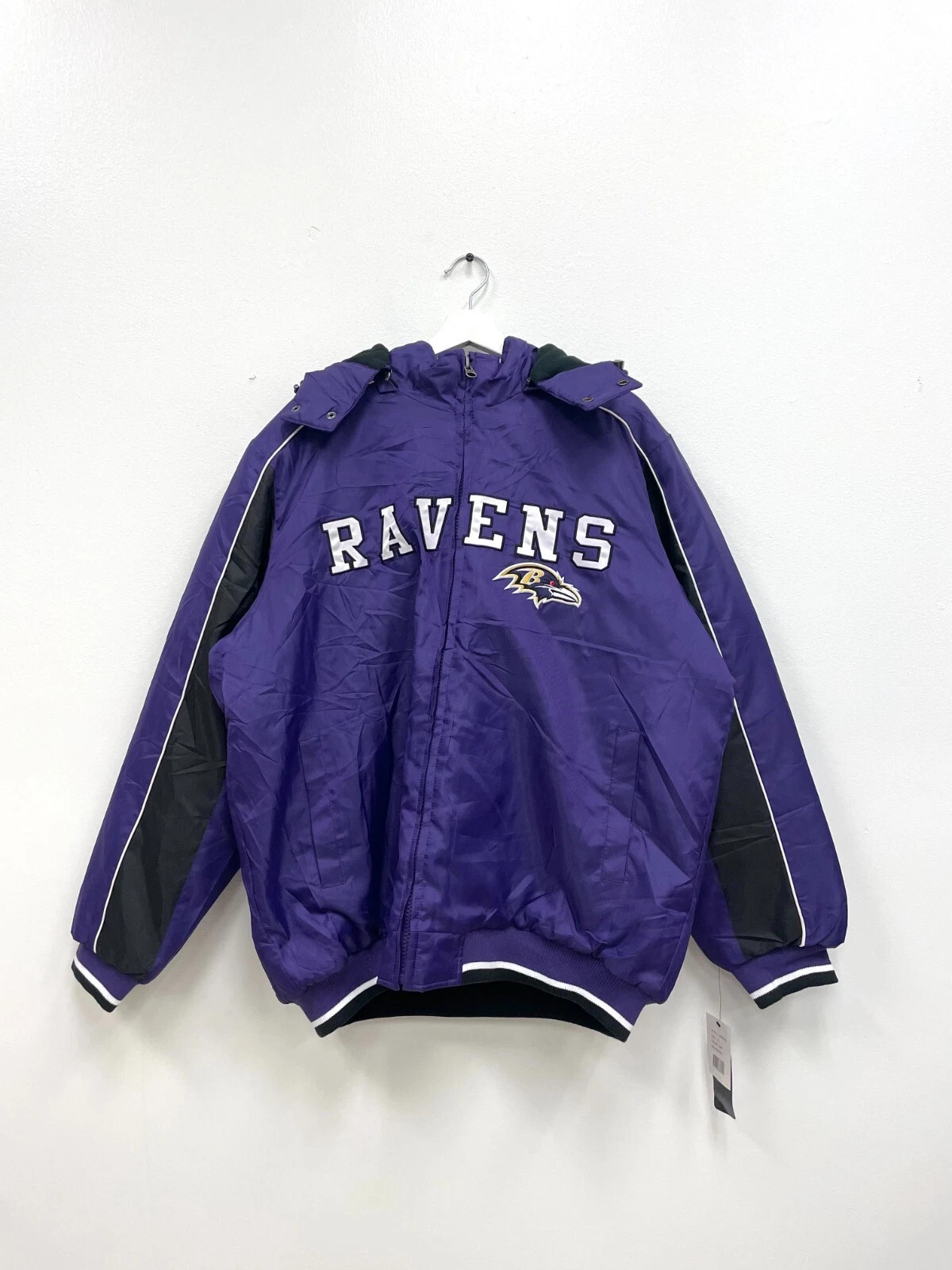 Vintage 1990's NFL Baltimore Ravens Jacket Men's X-large Purple 100% Polyester | eBay US