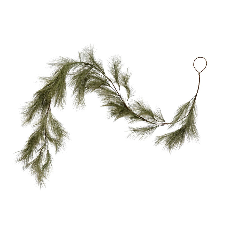 Faux Grass Plume Garland | Megan Molten