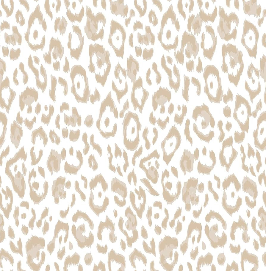 Rachel Zoe Taupe Marlowe Peel & Stick Wallpaper, Brown | Amazon (US)