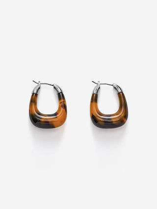 Chunky Earrings – Tortoise/Brown – Women – ARKET GB | Arket UK