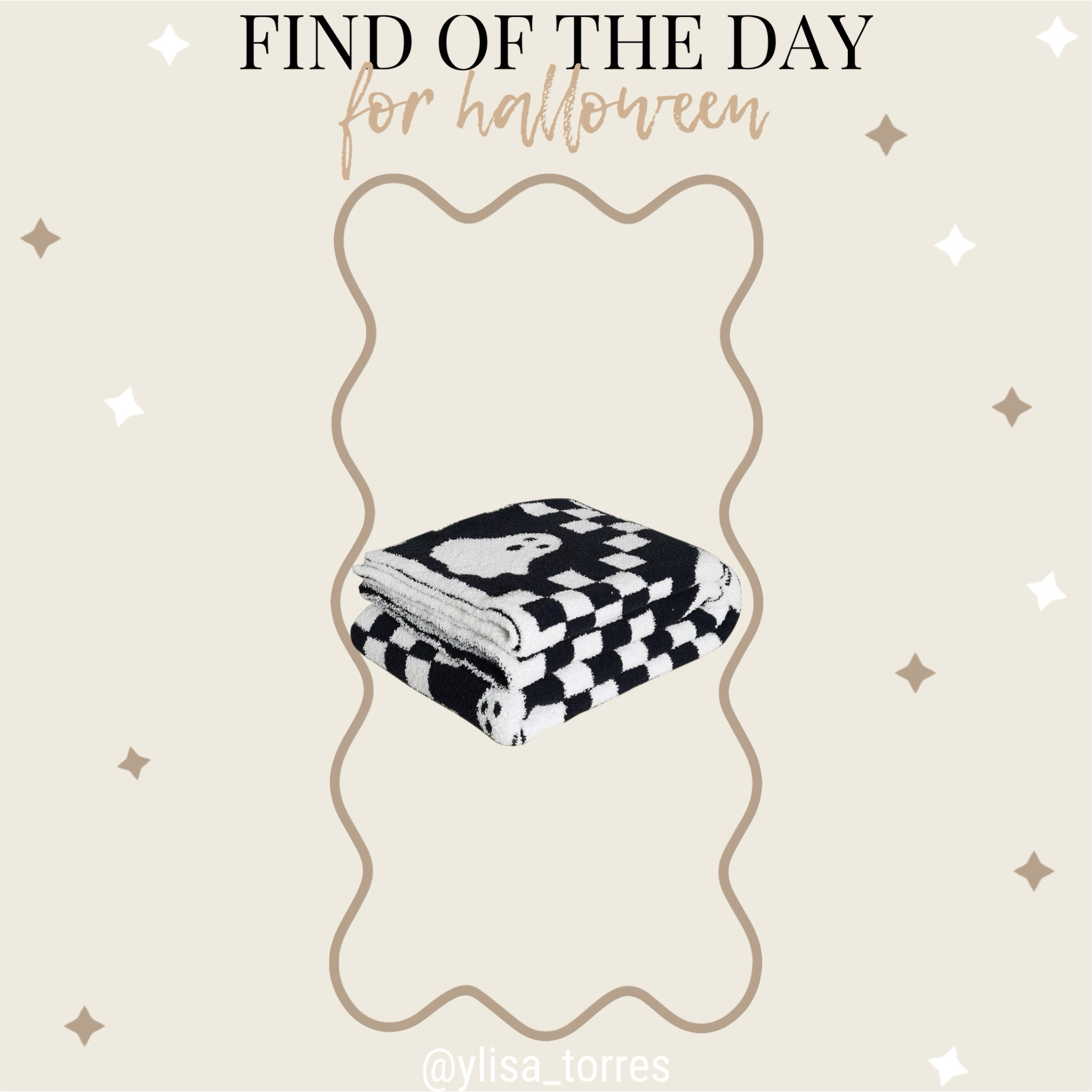 checkered ghost blanket 👻