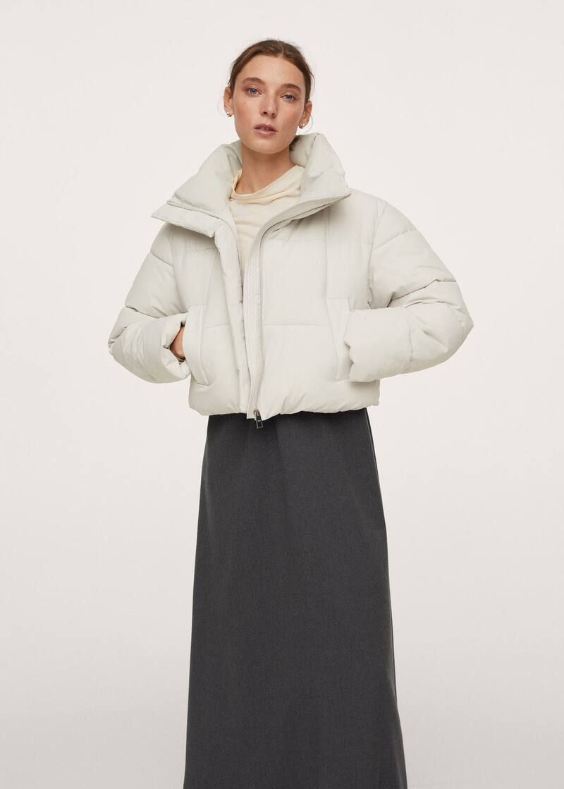 Crop padded anorak | MANGO (US)