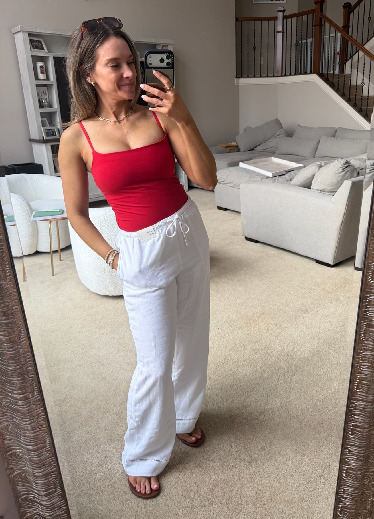 @abercrombie simple & effortless outfit. 



#LTKmomlife #LTKPetite #LTKootd