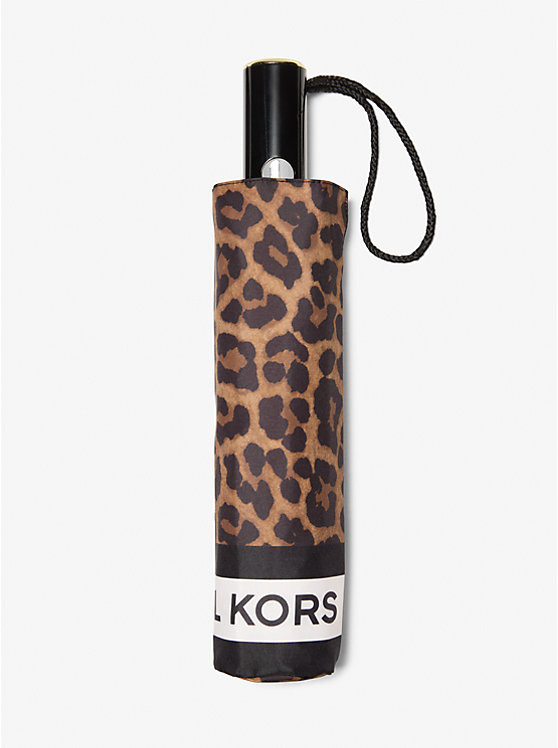 Leopard Print Umbrella | Michael Kors US
