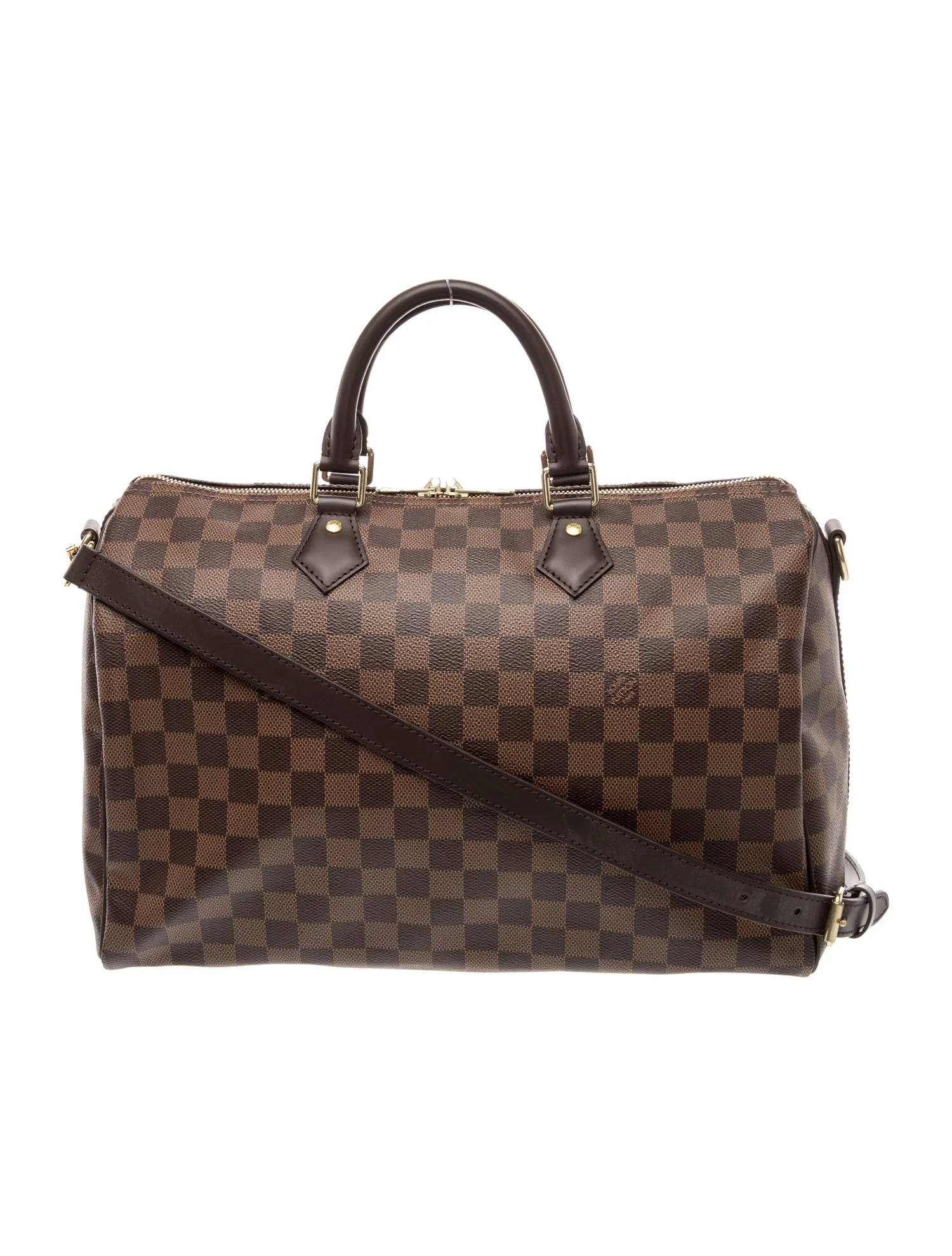 Louis Vuitton Damier Ebene Speedy Bandouliere 35 - Brown Handle Bags, Handbags - LOU1254661 | The... | The RealReal