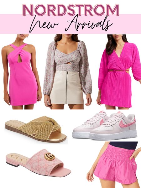 Nordstrom new arrivals, spring sandals, Nike Air Force one sneakers, pink dresses, Gucci sandals, Gucci slides 

#LTKFind #LTKshoecrush #LTKunder100