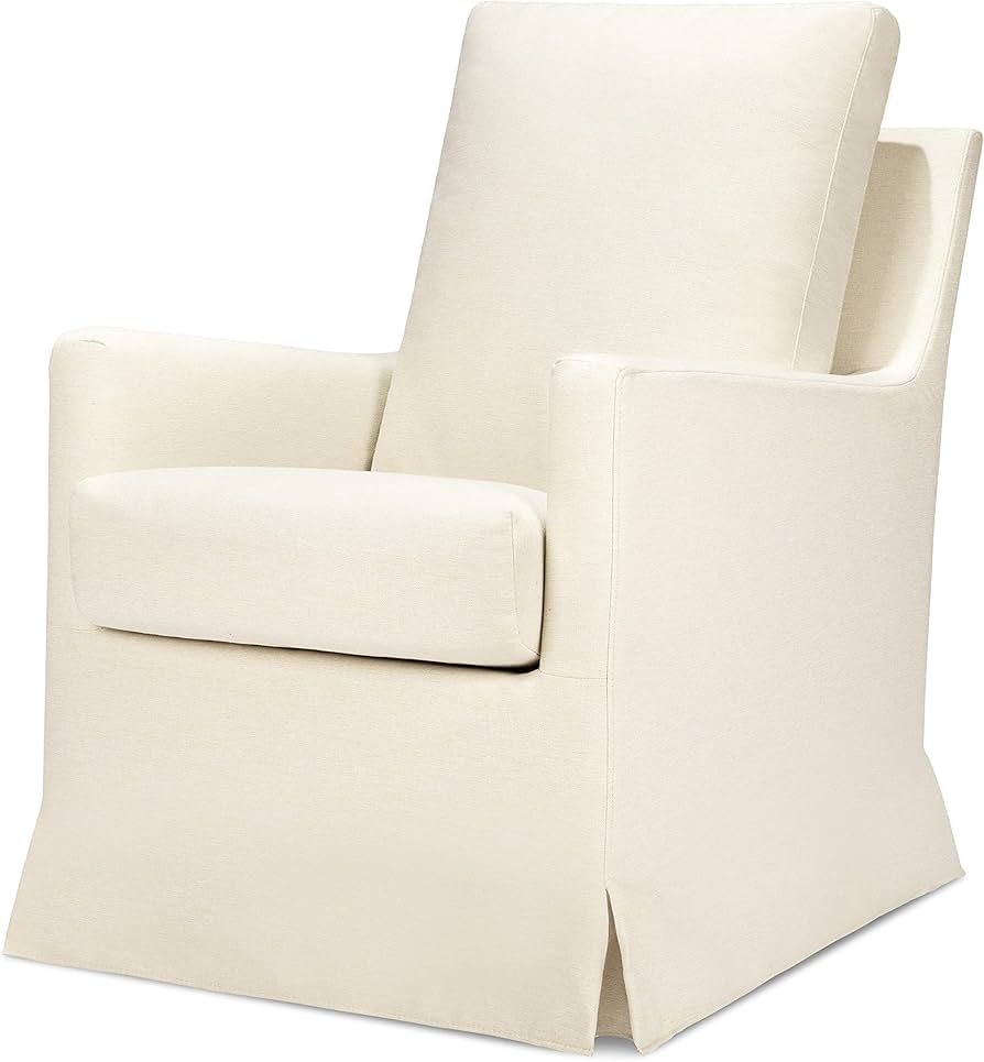 Davinci Winnie Slipcover Swivel Glider in Vanilla, Greenguard Gold & CertiPUR-US Certified | Amazon (US)