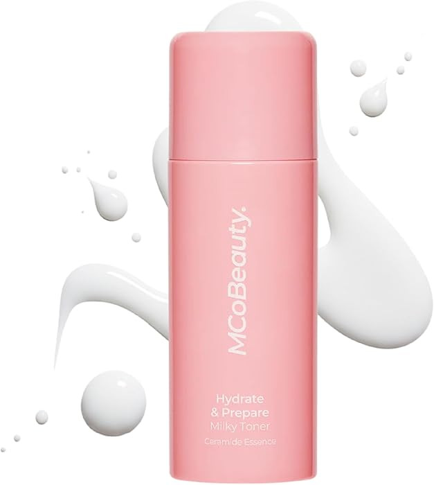 MCoBeauty Hydrate & Prepare Milky Toner - Ceramide Hyaluronic Acid Toner Essence for Plump Dewy G... | Amazon (US)