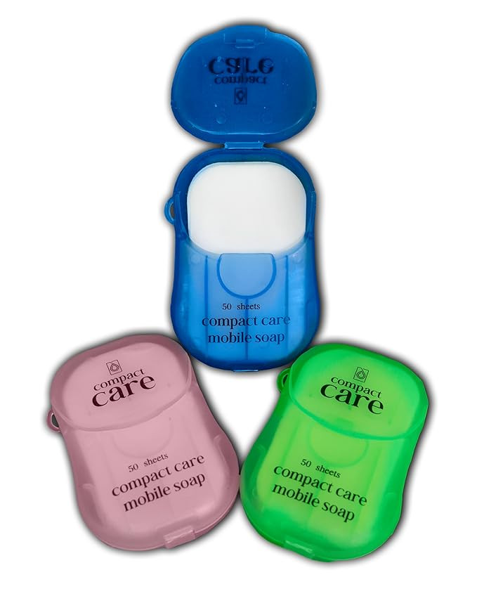 Portable Soap Sheets – 500pcs (10 Travel Cases × 50 Sheets) – Pocket-Size Biodegradable Hand... | Amazon (US)