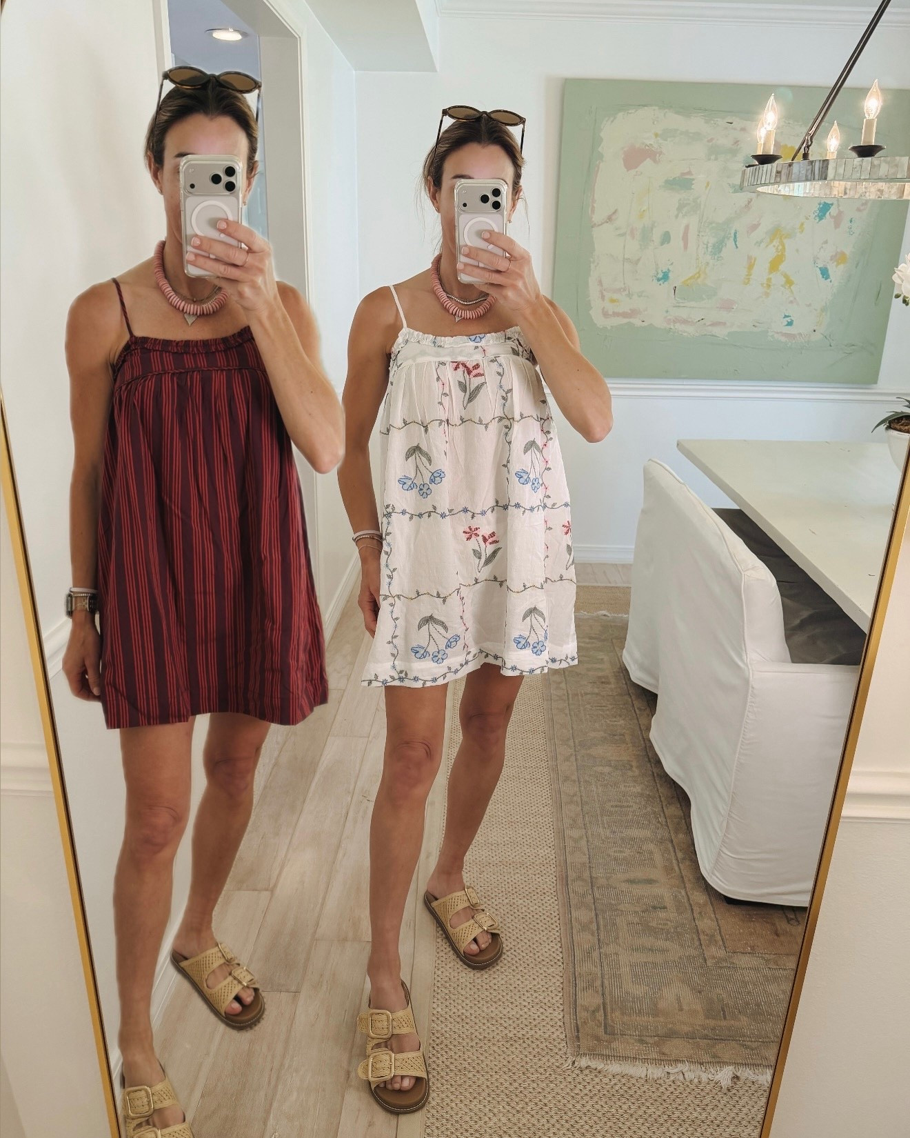 Target new arrivals throw on dress for summer. Looks like free people! Also comes in a top version! Runs tts. Wearing size XS 

#LTKgrwm #LTKmomlife #LTKootd