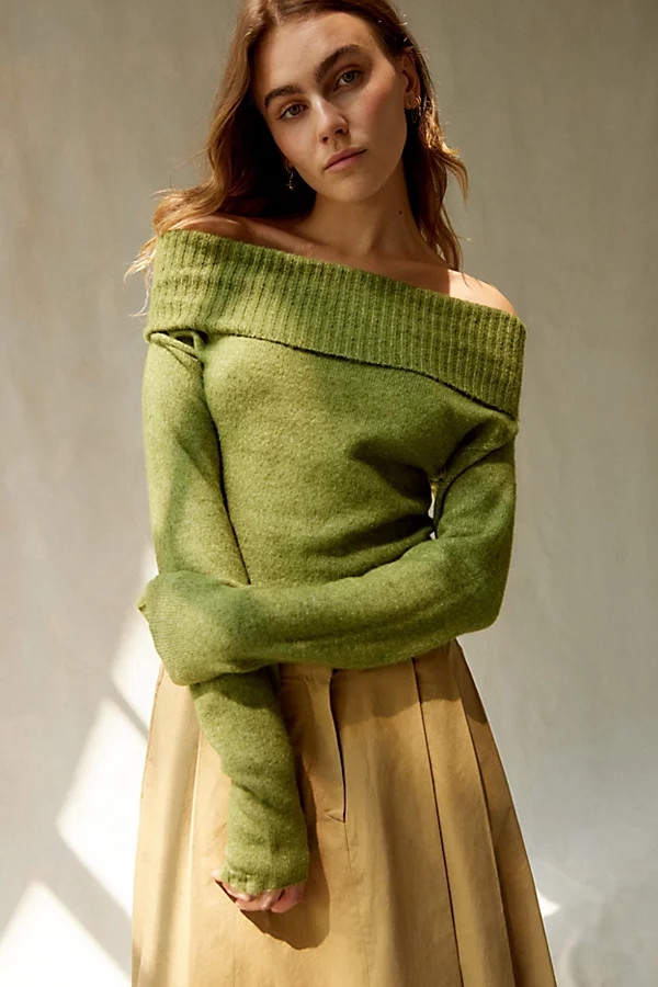 Silence + Noise Claudia Off-The-Shoulder Sweater | Urban Outfitters (US and RoW)