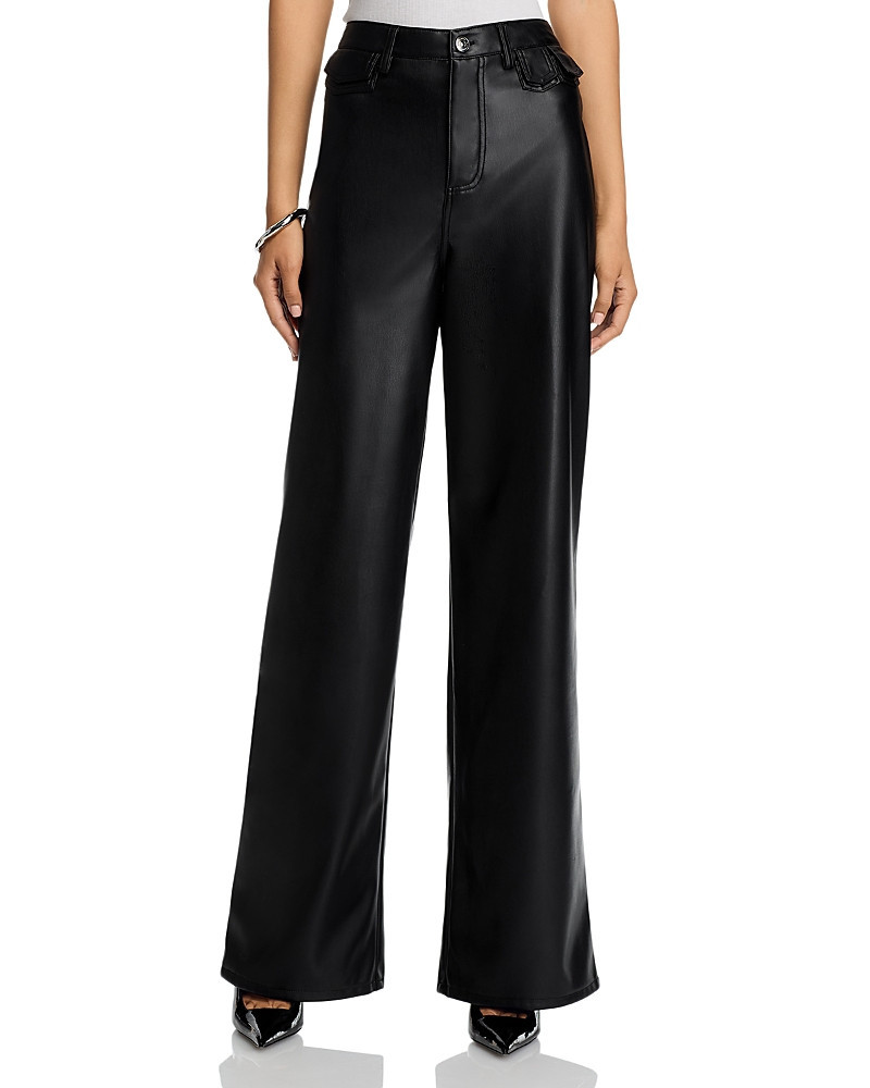 Steve Madden Geraldine Faux Leather Bootcut Pants | Bloomingdale's (US)