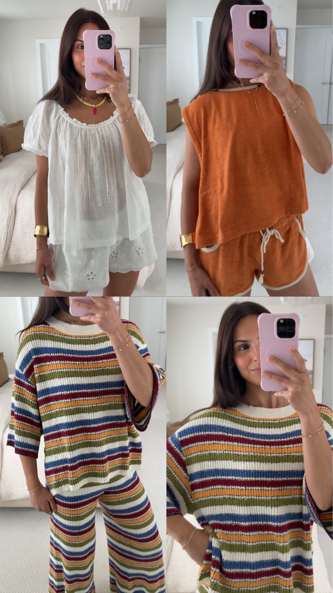 Matching sets for summer! wearing size XS in all sets

#LTKSeasonal