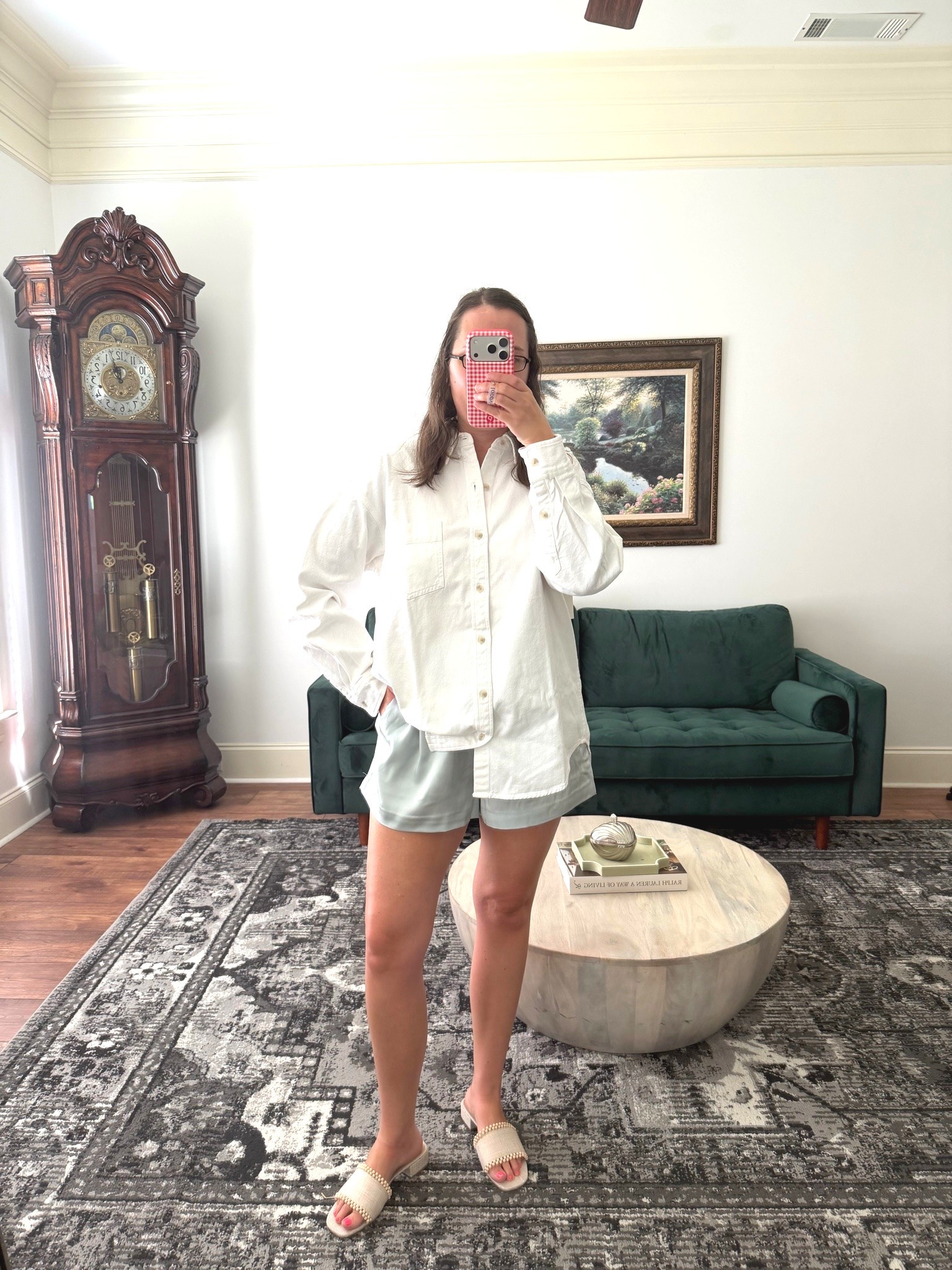 I have been wearing this outfit on repeat! Love these satin shorts and this is the best denim button down!

Aritzia outfit, summer outfit

#LTKootd #LTKSaleAlert #LTKSeasonal