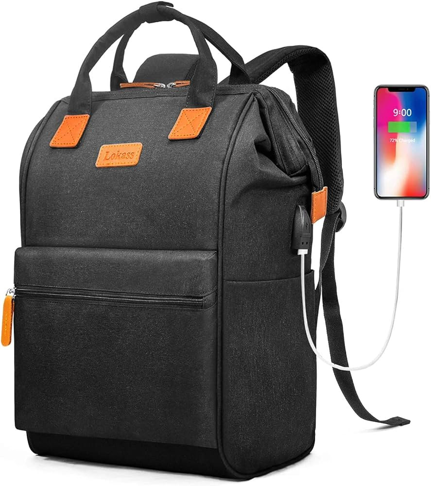 BRINCH Laptop Backpack 17.3 Inch Wide Open Computer Backpack Laptop Bag College Rucksack Water Re... | Amazon (US)