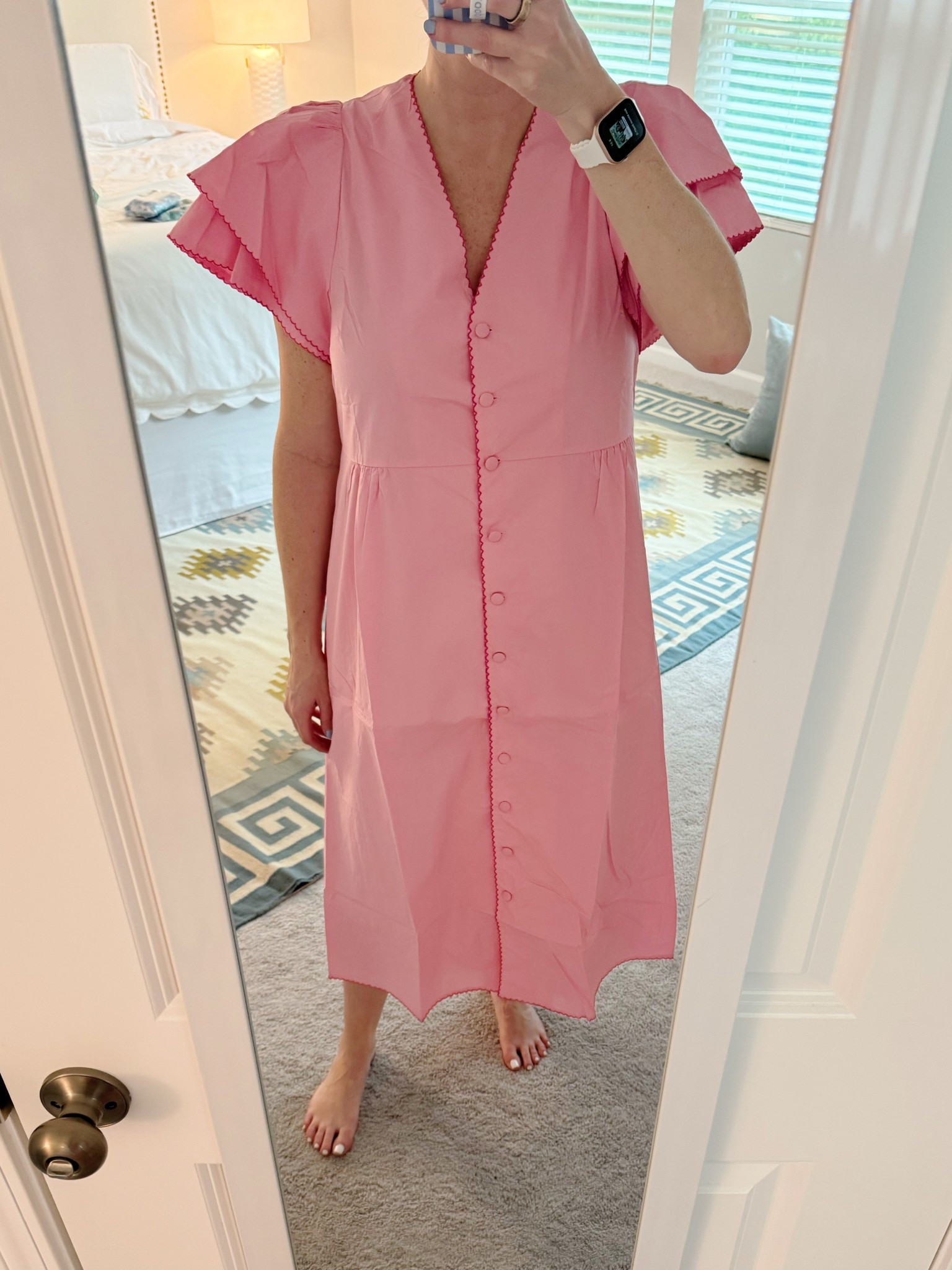 Tuckernuck vibes for 1/3 of the price! This maxi dress is so cute and girly and would be perfect for a baby shower or vacation. Fits TTS and has pockets!

#LTKSummerEdit #LTKStyleTip #LTKFindsUnder100