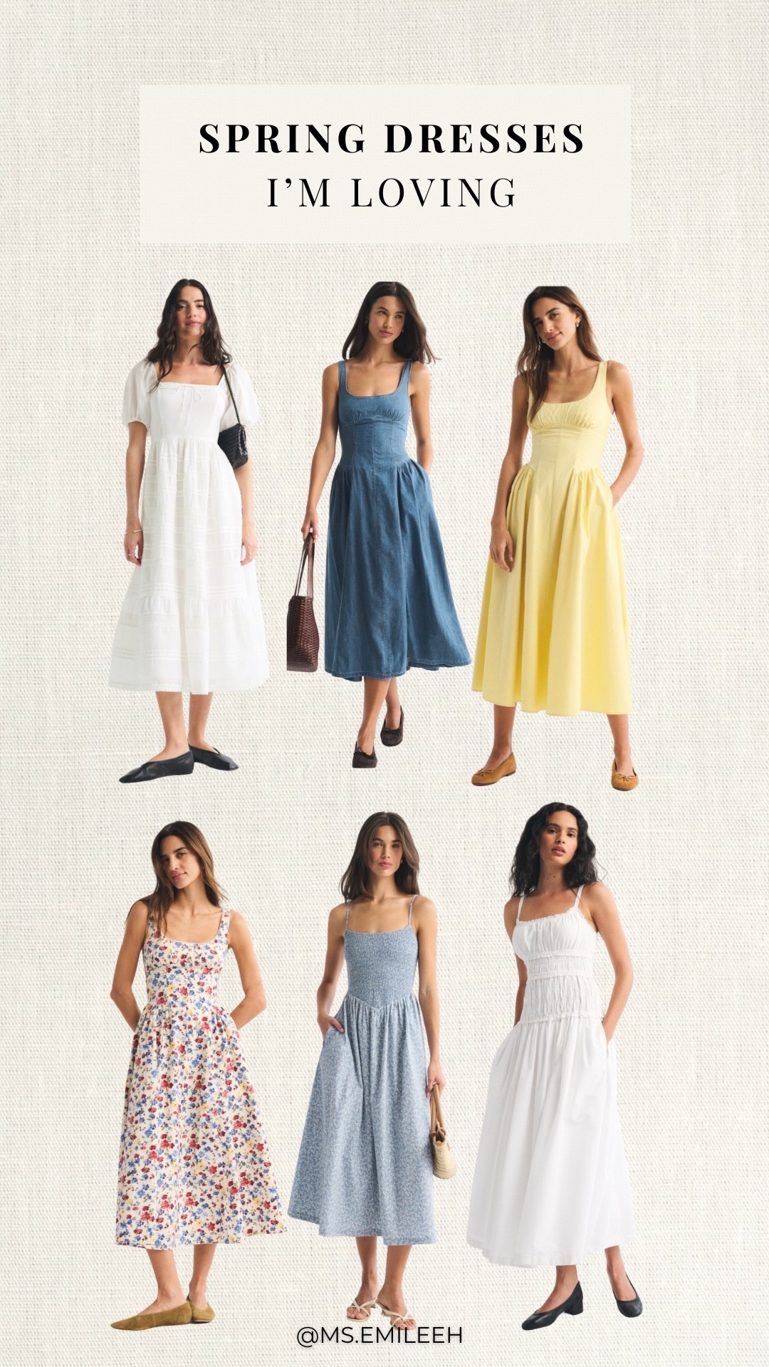 Spring dress season is here 🌸 Sharing the prettiest styles I found from Abercrombie & Fitch that are perfect for brunch, vacations, and everyday spring outfits.

@abercrombie 
Easter dress women 
Spring dresses 
Spring outfits 
Resort wear 2026
Vacation outfits 


#LTKSeasonal #LTKSpringSale #LTKSaleAlert