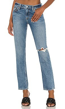 GRLFRND Kate Low Rise Slim Crop in Hidden Hills from Revolve.com | Revolve Clothing (Global)