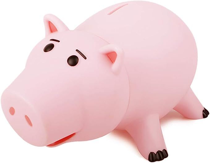 PHOCAS Hairphocas Cute Pink Pig Money Box Plastic Piggy Bank for Kid's Xmas Christmas Birthday Gi... | Amazon (US)