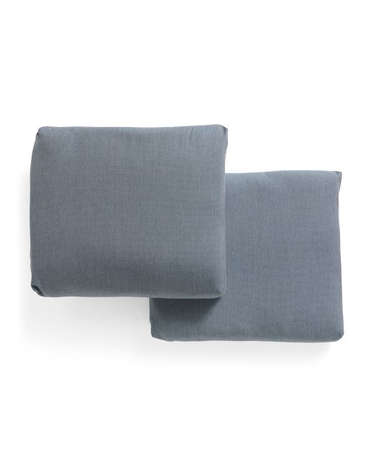 Made In Usa 18x18 2pk Outdoor Tailored Cushions With Zipper | TJ Maxx