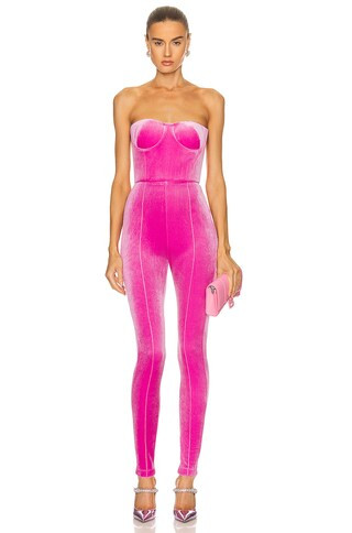 Velvet Beckham Strapless Catsuit | FWRD 
