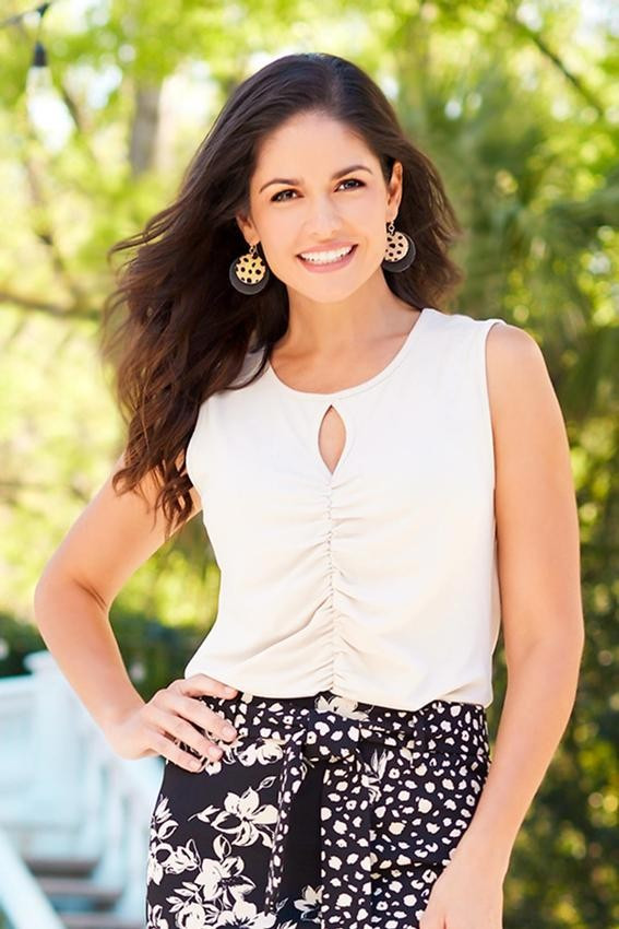 Ruched Front Tank | Cato Fashions