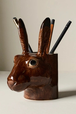 Quail Ceramics Animal Pencil Pot | Anthropologie (US)