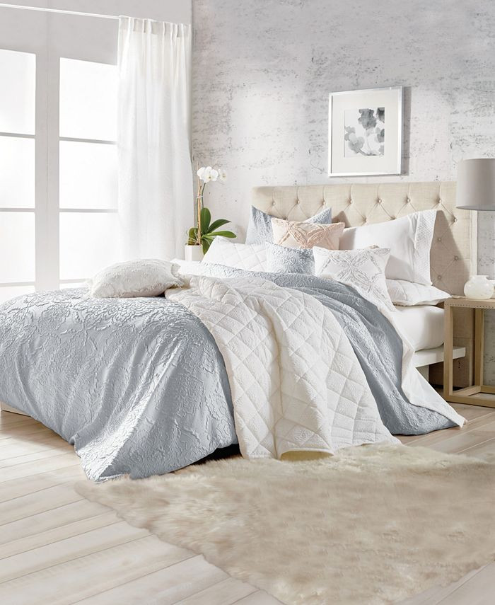 Microsculpt Medallion King Comforter Set  & Reviews - Comforter Sets - Bed & Bath - Macy's | Macys (US)