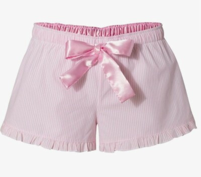 Boxercraft Women's Bitty Boxer Cotton Candy Pink Seersucker Ruffled Satin Tie XL  | eBay | eBay US