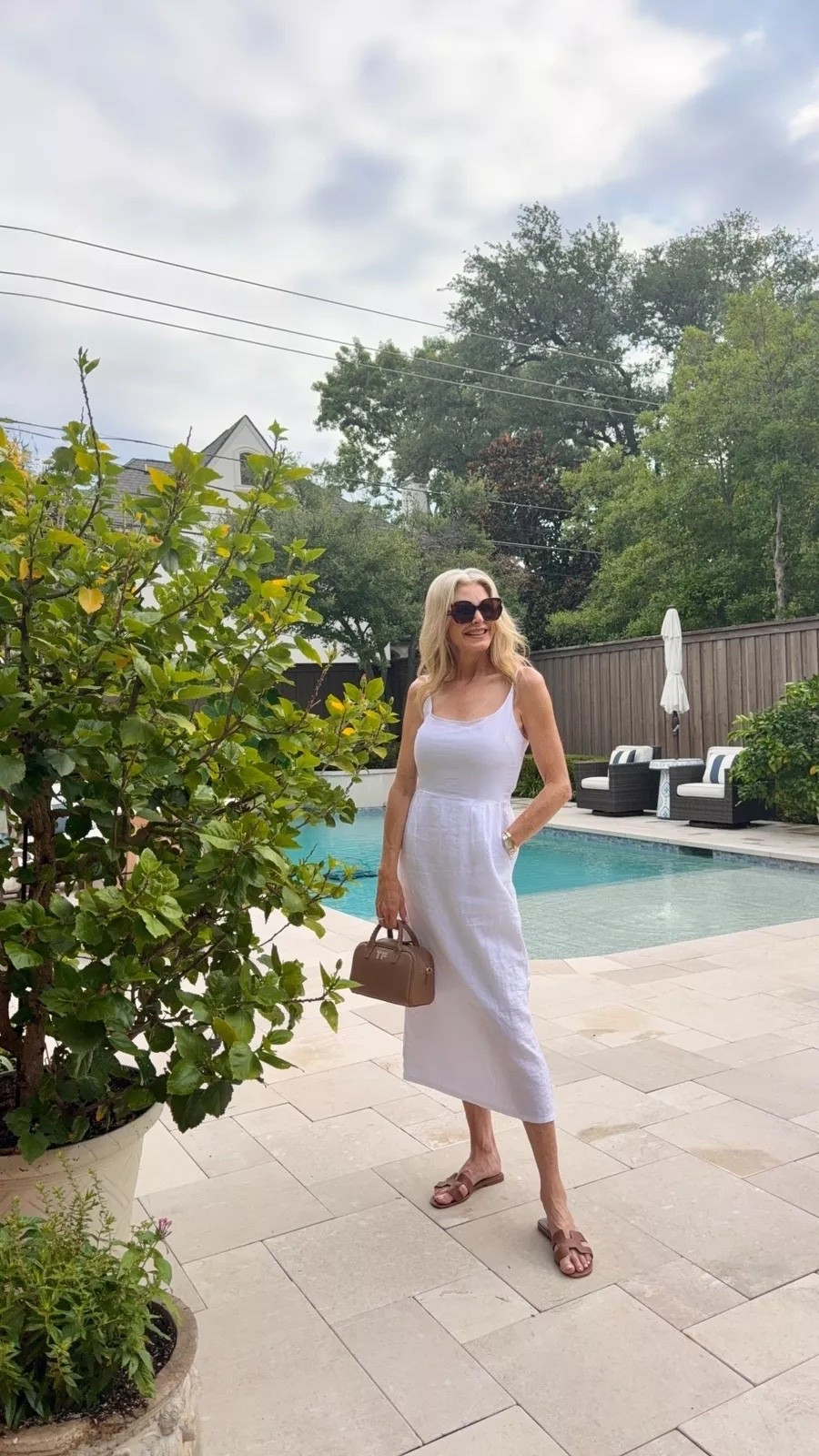 The perfect white linen dress for summer! Size S

#LTKootd #LTKSeasonal #LTKOver40