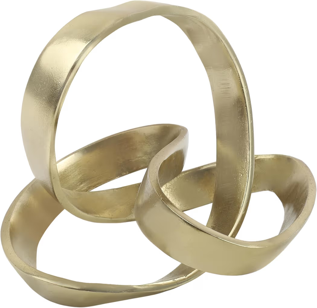 JONATHAN Y DEC1000C Chamberlain 7" Aluminum Abstract Knot Decorative Sculpture Home Decor for Off... | Amazon (US)