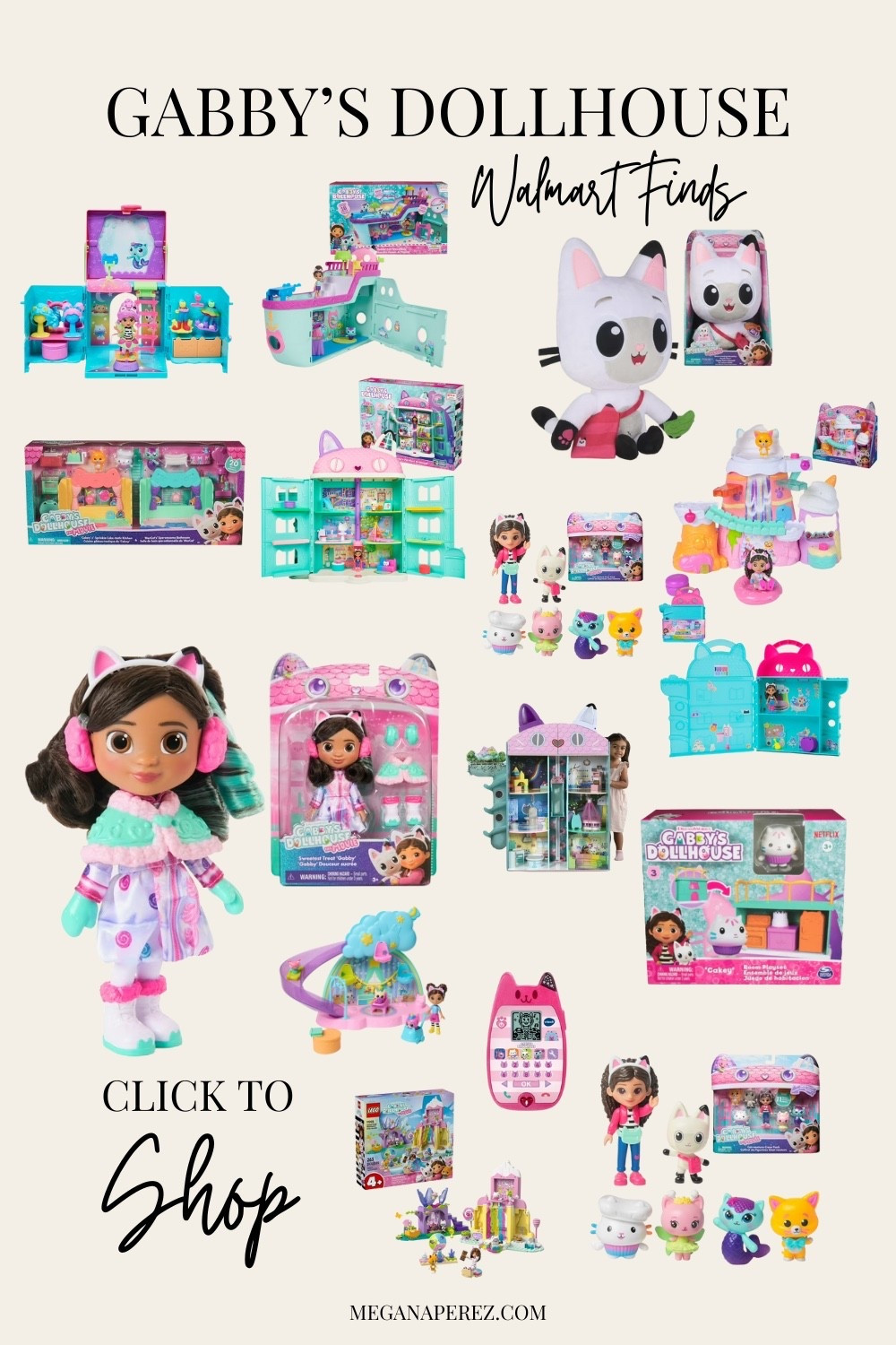 Shopping for a Gabby’s Dollhouse fan? 🏠✨ These Walmart finds are full of adorable dolls, playsets, plushies, and pretend play favorites! Perfect for holiday gifts or birthdays. Everything is linked on my LTK for quick + easy shopping!
#GabbysDollhouse #WalmartToys #LTKGiftGuide #HolidayGiftsForKids #WalmartFinds #KidsGiftIdeas 

#LTKGiftGuide #LTKKids #LTKHoliday