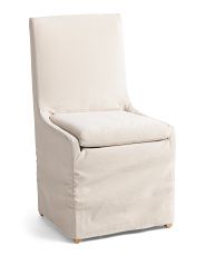 Linen Slope Arm Slip Cover Chair | Marshalls