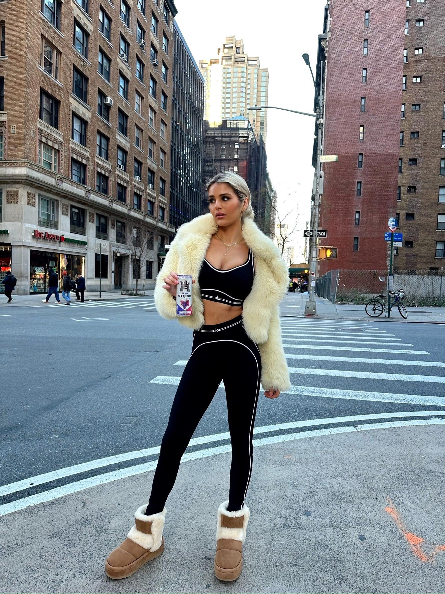 I’m obsessed. The uggs. The jacket. The set.