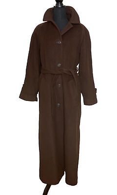 Women Sz 6 Lauren Ralph Lauren Overcoat Winter Brown Camel Hair Vtg Green Label | eBay US