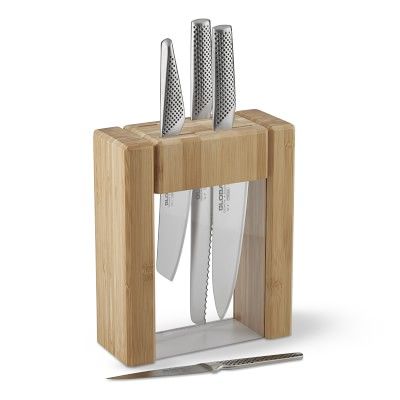 Global Classic Teikoku Knife Acrylic Knife Block, Set of 5 | Williams Sonoma | Williams-Sonoma