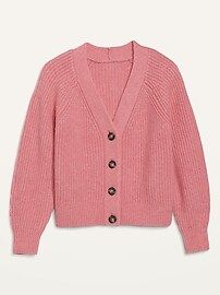 Brushed Shaker-Stitch Cardigan Sweater for Women | Old Navy (US)