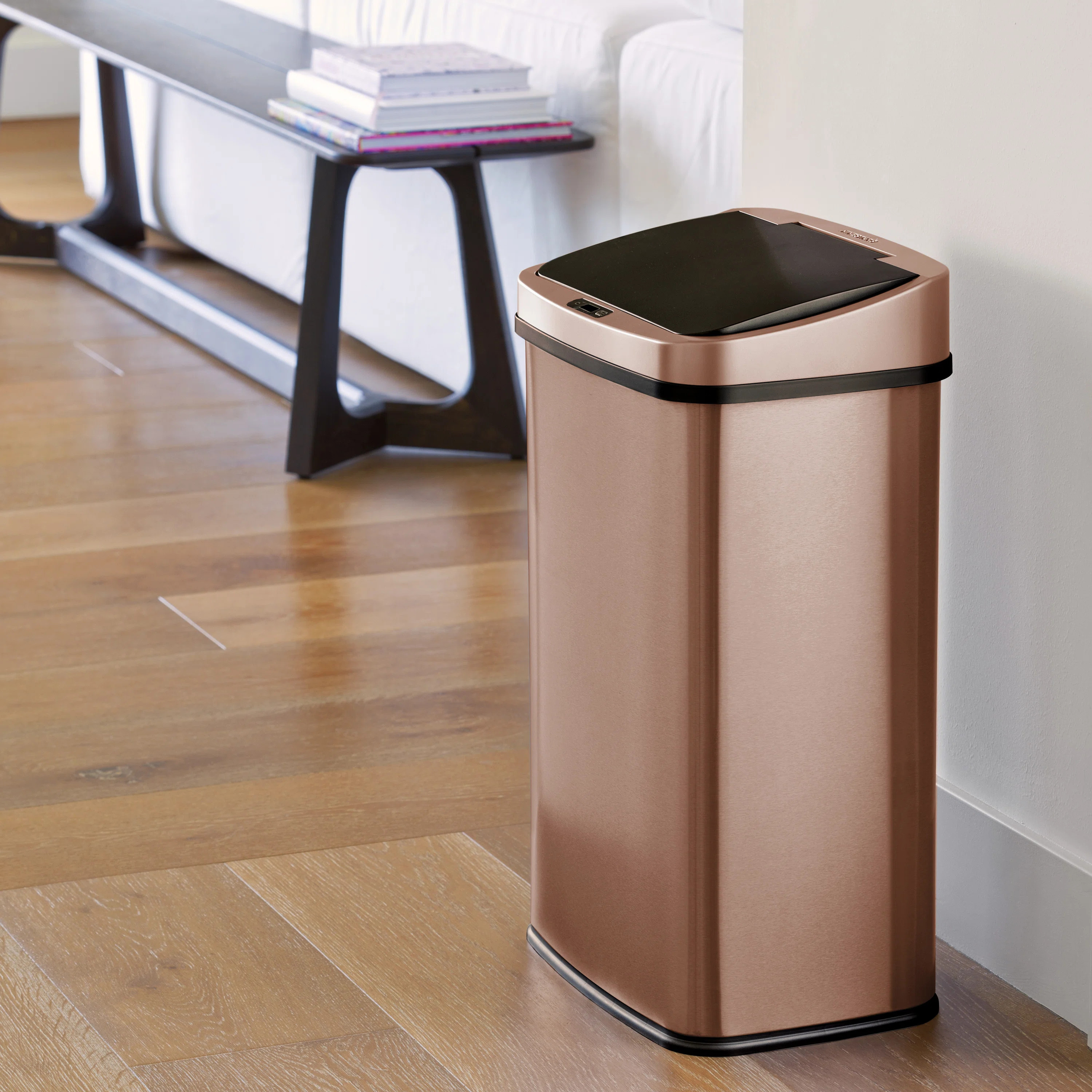 Nine Stars Stainless Steel 13.2 Gallon Motion Sensor Trash Can & Reviews | Wayfair | Wayfair North America